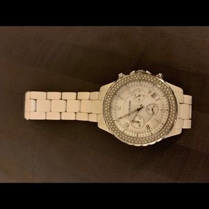 White Michael Kors watch